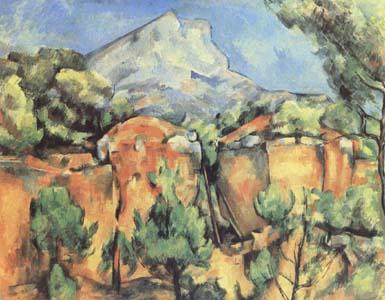Mont Sainte-Victoire Seen from the Quarry at Bibemus (mk09), Paul Cezanne